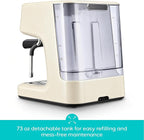CASABREWS Ultra Espresso Machine with LCD Display, 20 Bar Espresso Maker with Powerful Milk Frother, Customizable Brewing Temperature, Barista-Level Latte and Cappuccino Machine for Home, Creamy