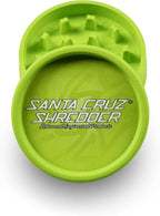 Santa Cruz Shredder Grinder for Spices and Herbs Knurled Top for Stronger Grip 2-Piece Medium 2.2 (Lime Green)