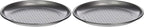 Cuisinart 4 Piece Pizza Pan Set, Mini, Steel Gray (Pack of 2)