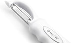 Spring Chef Premium Swivel Vegetable Peeler, Comfrotable Handle and Ultra Sharp Stainless Steel Blades - Perfect Kitchen Peeler For Veggie, Fruit, Potato, Carrot, Apple - White