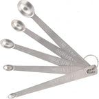 LIUSM Mini Measuring Spoons Set,Stainless Steel Measuring Spoons Set (Set of 5)
