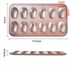 Madeleine Pans for Baking (2-Pack) 12 cup Madlen Mold Makes Shell Shape Cake Cookies Nonstick Carbon Steel Madeline Tray for Oven Gold