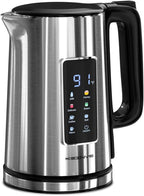 KEINVE 1.7L Electric Kettle, Touch Screen Water Boiler, Auto Shut Off, Double Wall, 6 Preset Temperatures, Fast Boil, and STRIX Control