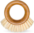 Full Circle The Ring - Bamboo Vegetable and Fruit Cleaning Brush - A Versatile Food Scrubber for Potatoes, Mushrooms, and Veggies