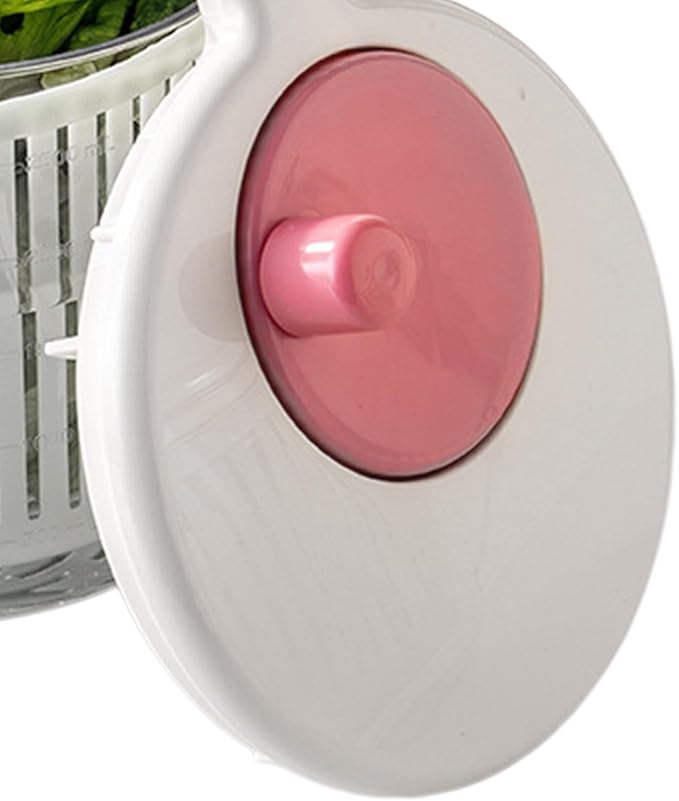 Vegetable Cleaning Bowl – Hand Crank Washer Device, Fruit Rinse Spinner Tool, Salad Washing Container for Kitchen Meal Prep Use | Smooth Mechanism Fast Drain Function Stable Base Structure