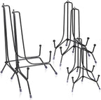 6-Pack Upgraded Anti-Slip Plate Stands for Display, 4/6/8 Inch Decorative Iron Plate Holders, Easel, Frame, Book, Card, Plaque, Picture Display Stands