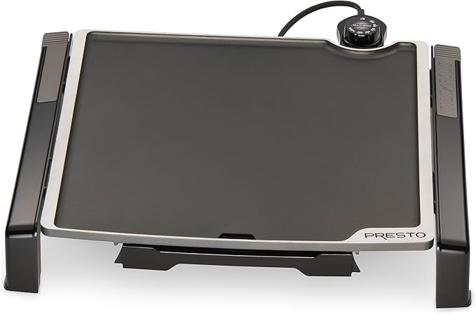 Presto 07071 15-inch Electric Tilt-n-fold Griddle, Black