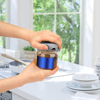 Leezmark 6pcs Jar Openers, Rubber Jar Opener Gripper Pads Kitchen Coasters Multi-function Jar Opener for Seniors with Arthritis Weak Hands(Gray, Blue)