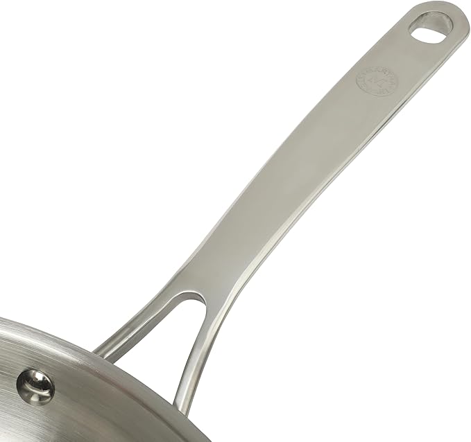 Martha Stewart Castelle 10" Stainless Steel Frying Pan Non Toxic Fry Pan Skillet