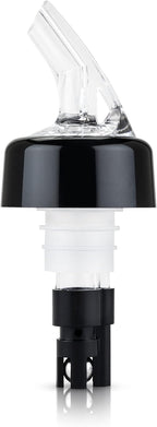 True Ace Measured Liquor Pour Spout, 1 Ounce Pourer, Fits Standard Liquor Bottles, Bar & Cocktail Accessories, Plastic, Set of 1