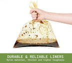 Slow Cooker Liners, 60 Cooking Bags, Large Disposable Pot Liner Plastic Bags for 3QT to 8QT Slow Cookers, 13 in. x 21 in.