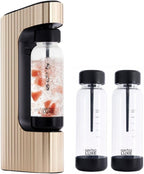 Twenty39 qarbo LUXE Premium Sparkling Water & Beverage Maker – Anodised Aluminium, Carbonates Any Drink includes 3 bottles caps (cylinder not included)