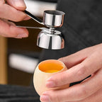 Silver Egg Shell Opener Egg Topper Cutter, Stainless Steel Egg Cracker Separator for Raw, Soft or Hard Boiled Egg Separators Specialty Tools and Gadgets