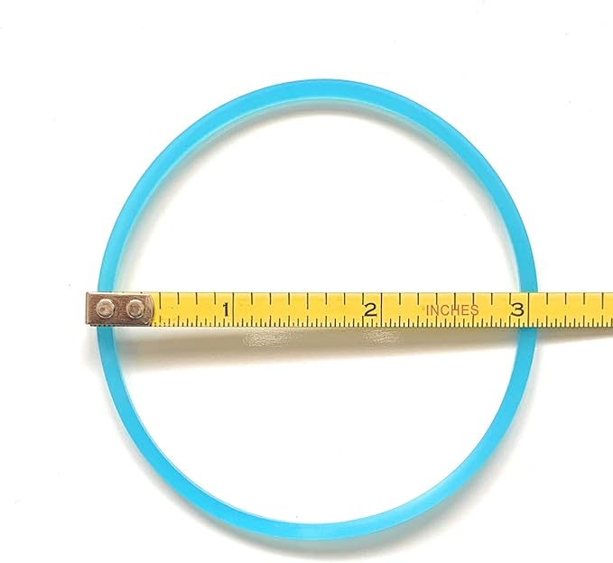 Replacement Gasket Compatible with Faberware Single Serve 4 Pk Blue 3" Inch Diameter (After Market Part)