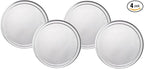 American Metalcraft TP18 TP Series 18-Gauge Aluminum Pizza Pan, Standard Weight, Wide Rim, 18-Inch,Silver (Pack of 4)