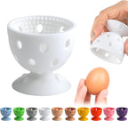 Egg Brush Cleaner, Egg Cleaner Scrubber for Fresh Eggs, Cute Chick Shaped Silicone Egg Washer, Reusable Multipurpose Washing Egg Tool for Fruits and Vegetables(White)