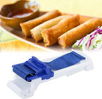 Eujgoov DIY Plastic Vegetable Meat Spring Roll Wrapper Vegetable Meat Rolling Tool Rolling Tool Sushi Maker Making Home Kitchen Tool (2 Trumpets)