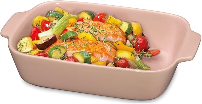 Küchenprofi Porto 2 Qt. Rectangular Gratin Dish | Pink