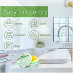 All Natural Multipurpose Cleaner for Bathroom, Floor, Kitchen and More | 300g Original Natural Clay Tub + Sponge (2-Pack) Includes Bonus Diamond Towel Cleaning Supplies Kit