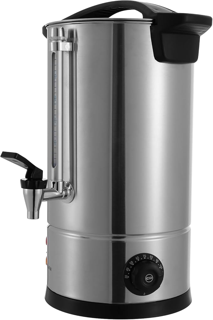Coffee Urn, 50 Cup Coffee Percolator Commercial Coffee Maker, 8L Stainless Steel Coffee Maker Hot Water Beverage Dispenser Electric Coffee Urn For Catering, Wedding, Party