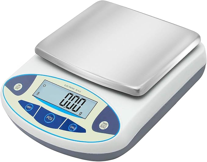 Bonvoisin Lab Scale 1000gx0.01g High Precision Electronic Analytical Balance 0.01g Accuracy Laboratory Lab Precision Scale Digital Kitchen Balance Scale Jewelry Scale Scientific Scale (1000g, 0.01g)