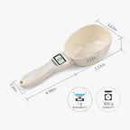 Digital Measuring Spoon - 800g/1g High Precision Kitchen Electronic Food Scale & Cup, Grams Ounces Conversion, Nutritional Calculator for Cooking & Baking, Portable Weighing Tool