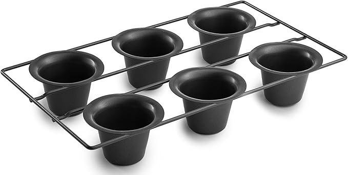 Bellemain Popover Pan for Baking - Extra Deep , Non-Stick , Easy to Clean , Sturdy , Professional Grade Materials