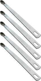 5PCS 1/32 Teaspoon(1/32tsp, 0.16ml, Smidgen) Single Tiny Measuring Spoon, Small Individual Stainless Steel Measure Spoons Only