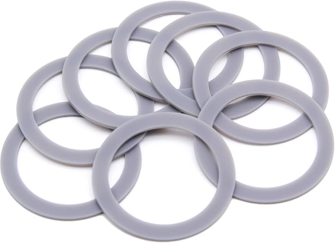 Blender Rubber Gasket 2.6inch Include 8 Packs O Ring Seal, Replace Part 132812-07, Fit for Models BL5000-08 BL1900 BL3900 BL4900 BL5000 BL5900 BL6000