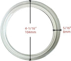 Replacement KitchenAid Drip Ring Parts,Fits various KitchenAid models,Part Number 240285,for KitchenAid Stand Mixer Chrome Trim Ring