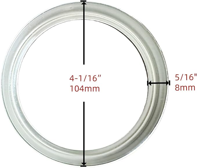Replacement KitchenAid Drip Ring Parts,Fits various KitchenAid models,Part Number 240285,for KitchenAid Stand Mixer Chrome Trim Ring