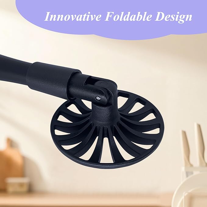 Potato Masher, Foldable Nylon Mashed Potato Masher for Non-Stick Cookware, Non-Scratch Food Masher Kitchen Tool and Gadgets, Smasher Kitchen Utensils for Potato, Bean, Vegetable, Fruit, Avocado