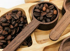 Wooden Coffee Scoop, Measuring Spoon for Ground Beans or Tea, 1 Brown Wooden Tea Scoop (3.81 inches)