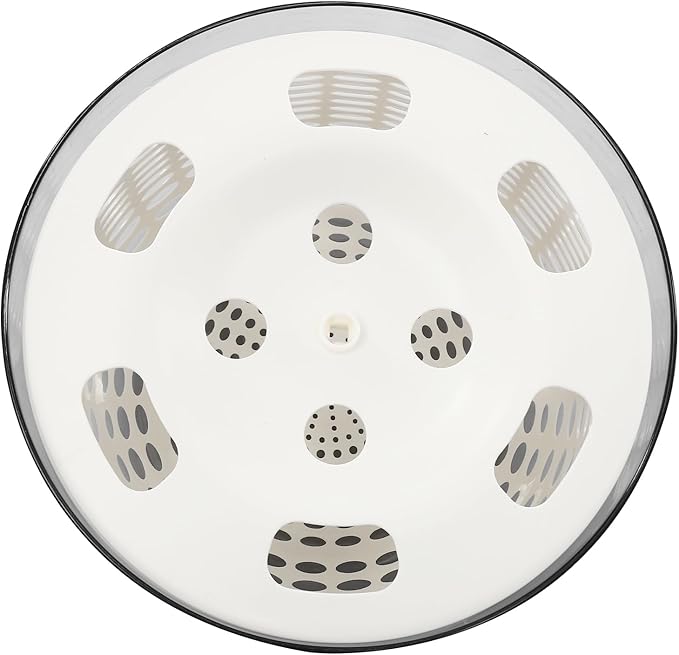 Electric Salad Spinner, Fruit Vegetable Washer Dryer Large 6L Capacity, 6W Multi-Use Lettuce Spinner, Vegetable Dehydrator, for Greens, Herbs, Berries, Vegetables and Fruits
