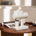 TIMEMORE Sculptor 064S Flat Burr Coffee Bean Grinder, Electric Espresso Grinder with Stepless Coarseness Adjustment, Suitable for Pour over, French Press, Cold Brew - White
