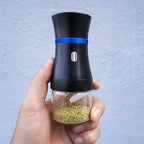Spacenight Electric Grinder, USB-Rechargeable, Dual 1.7oz Glass Jars, Compact Design for Dry Ingredients
