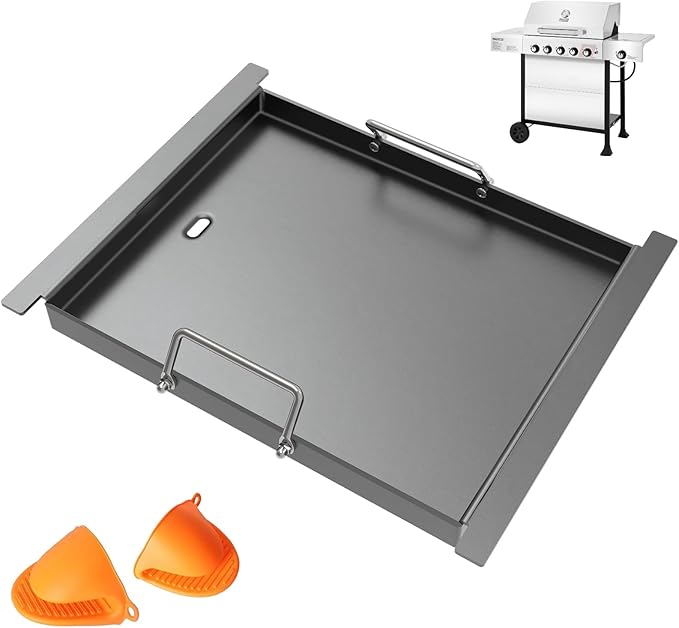 Flat Top Griddle Insert for Royal Gourmet GA5401T, Heavy-Duty Carbon Steel Griddle Plate, Compatible with Royal Gourmet GA5401T 5-Burner Grill, Replacement BBQ Griddle for Outdoor Patio Cooking