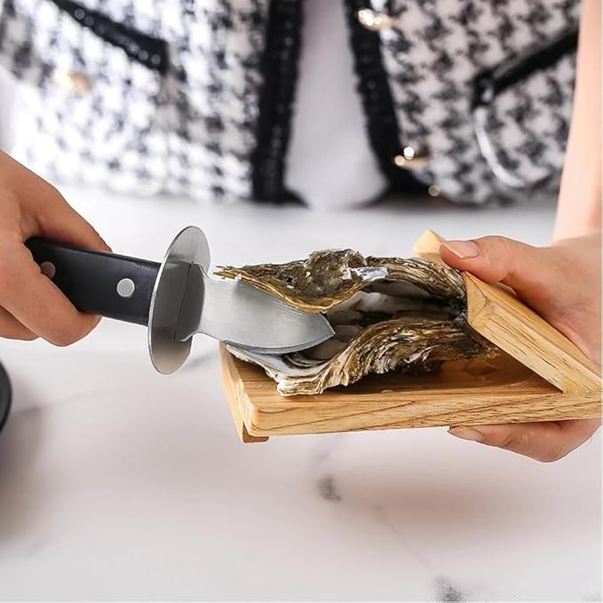 Oyster Shucking Opener Shucker Seafood Clamp Tool Holder Shellfish Hand Shellcrab Sheller Easy Install Easy to Use Seafood Tools Specialty Tools and Gadgets