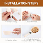 Digital Measuring Spoon Scale, 800g / 0.1g High Precision Electric Measuring Spoon with Led Display, Upgraded Multi-Functional Digital Food Scale, Removable Handle for Kitchen Gadgets and Daily Meals