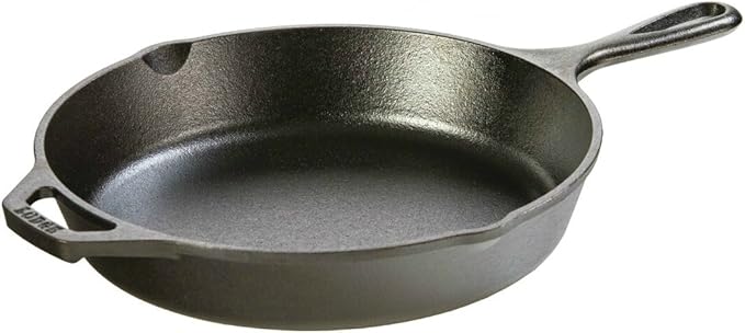 Lodge Cast Iron Set - Pre-Seasoned Kitchen Set - Skillets, Griddle & Dutch Oven Included - PFAS-Free Non-Toxic Cookware - 5-Piece Set