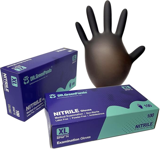Nitrile Food Safe Disposable Medical Gloves Latex Free Powder Free for Food Prep Cooking Cleaning Exam 3mil