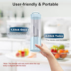 Portable Personal Blender for Fresh Juice, Shakes and Smoothies - 16 Oz Mini Small Blender Bottle Cup with 6 Blades, USB Rechargeable, BPA Free for Kitchen, Travel, Office, Gym