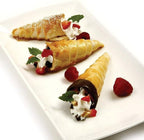 Joyeee 10 Pack Cream Horn Molds - Small & Large, 5 Inch & 3.4 Inch Cream Horn Cones for Breakfast, Tea & Parties
