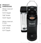 Keurig K-Supreme Single Serve K-Cup Pod Coffee Maker, MultiStream Technology, 4 Brew Sizes, 66oz Dual-Position Removable Reservoir, Black