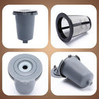 KEEPOW Reusable Filter Cup for Coffee Maker Filter Replacement Parts, Reusable Coffee Filters for Single Serve Coffee Maker for HomeBarista Reusable Filter Cup,1 Pack