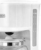 Dominion 4-Cup Coffeemaker Compact Coffee Pot Brewer Machine, Quiet Operation with On / Off LED Indicator Light, Convenient Cord Storage and Auto Pause Feature, Easy Anti-drip Coffeemaker with Coffee