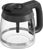 CE200 12-Cup Glass Coffee Pot Replacement Compatible with Ninja Coffee Brewer Maker Models CE251 CE201 CE201C CE200 CE200C Model# XGLSLID200