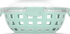 Ello Duraglass Meal Prep Container- Glass Food Storage Container with Silicone Sleeve and Airtight BPA-Free Plastic Lid, Dishwasher, Microwave, and Freezer Safe