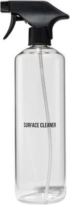 Public Goods Empty Glass Spray Bottle for Multi-Surface Cleaner | Refillable Spray Bottle for Cleaning | Made with Borosilicate Glass for Countertops, Tile, Floors, Appliances | BPA Free | 24 Oz