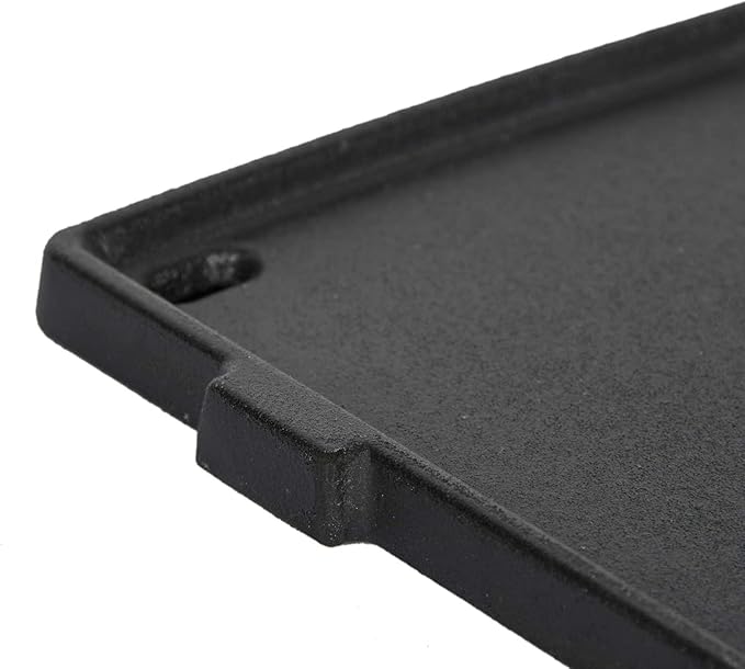 GGC 6559 Cast Iron Griddle for Weber Q2000 Q200 Q220 Q240 Q260 Q2200 Q2400 Series Grills, 15.3" x 10.8" Grill Grates Replacement Parts for Weber Q200 Griddles